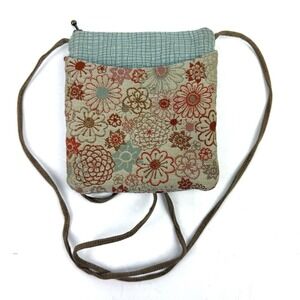 Maruca Cupcake Crossbody Bag Floral Tapestry Handbag Handmade Colorado